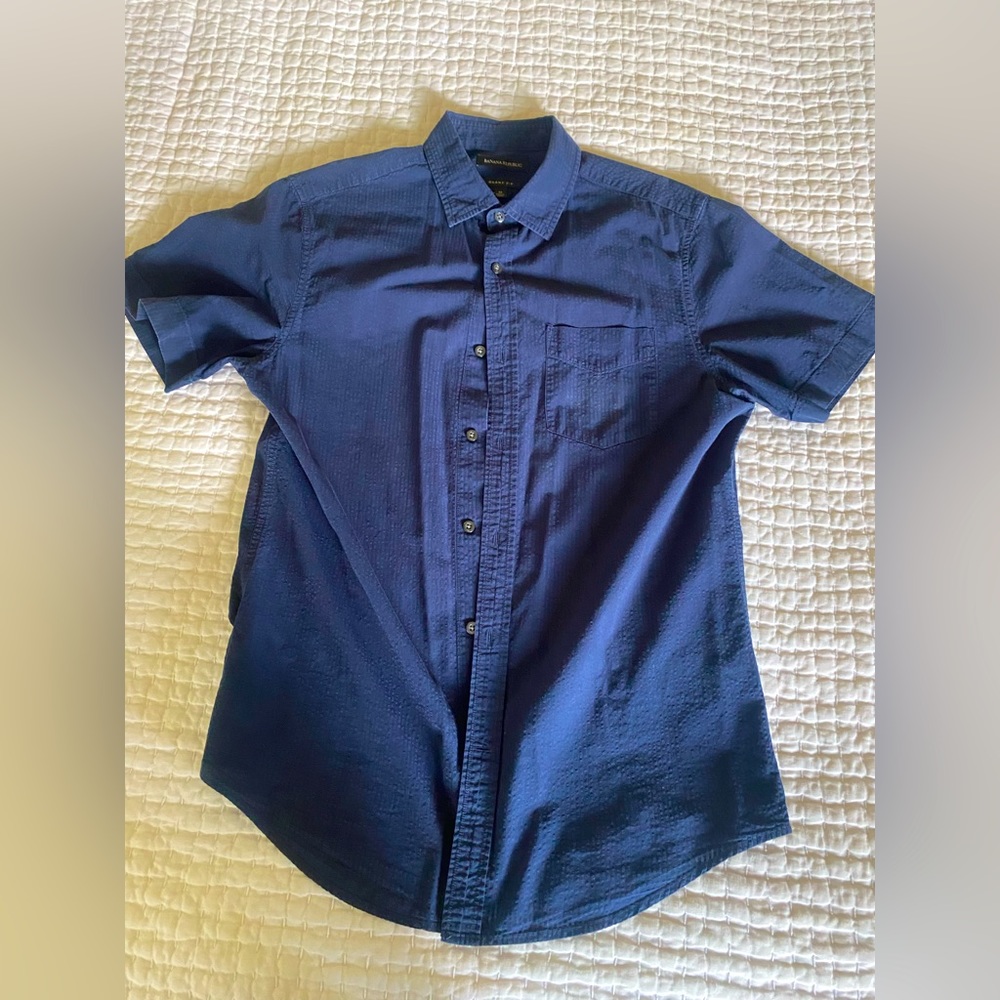 Banana republic men’s short sleeve button up
